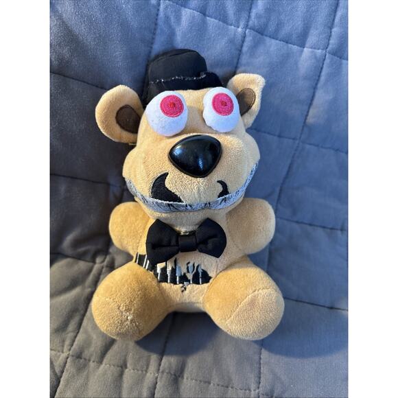 Five Nights At Freddy's Nightmare Freddy Plush 2016 8” Funko FNAF - Picture 1 of 8
